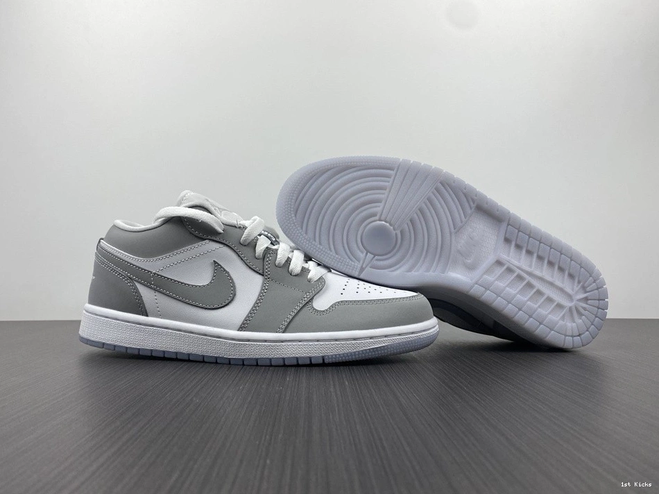 1 Jordan Grey Wolf Low (W) - DC0774-105 0831